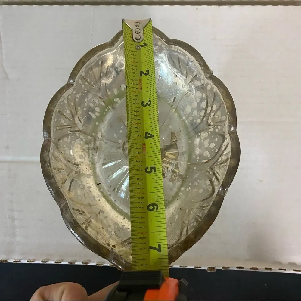 Accent Decor Gold mercury Carraway Pedestal Dish Flower Vase Wedding Centerpiec